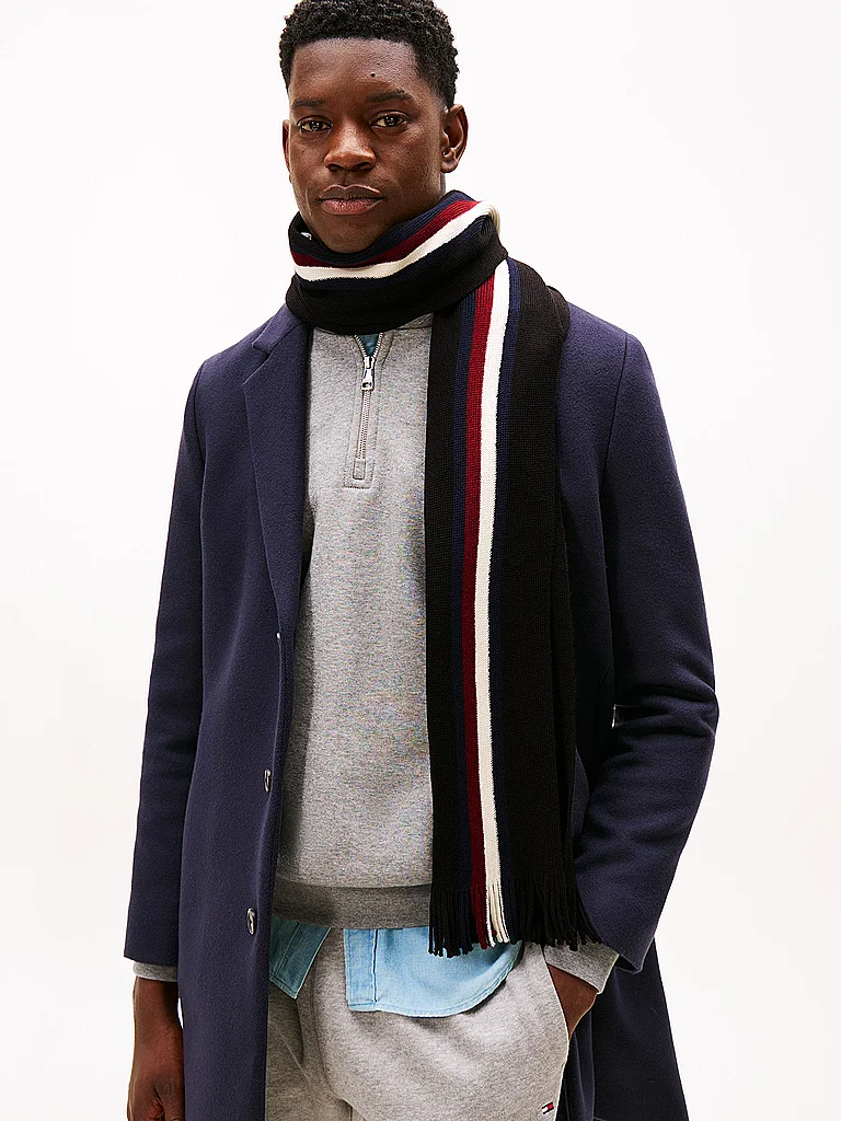 TOMMY HILFIGER Écharpe noir